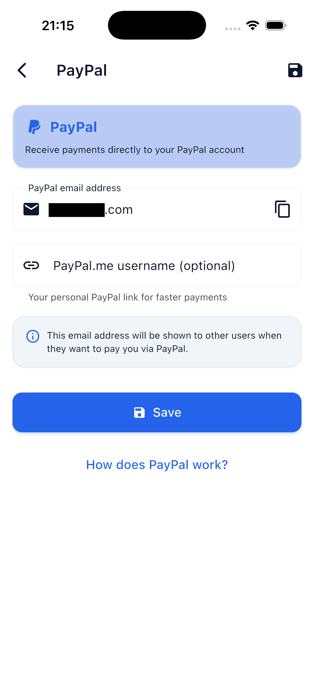 Set Up PayPal